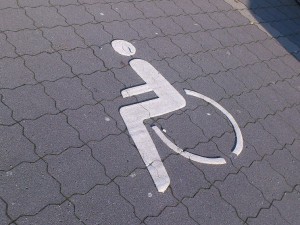 Symbol für Rollstuhlfahrer