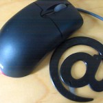 Computermaus und E-Mail Symbol