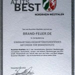 zertifikat des Landes Nordrhein-Westphalen