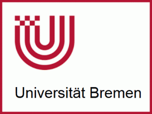Logo in rot mit stilisiertem U