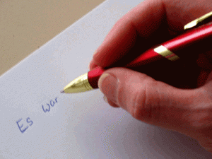 Vorsorgevollmacht Schreibende Hand