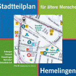 Cover des Stadtteilplans mit einem Kartenausschnitt