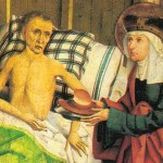 Gender Care Gap Gemälde mit St. Agnes bei einem Kranken (Ausschnitt)