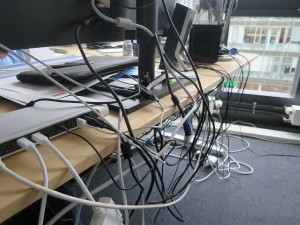 Computer-Kabelsalat