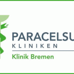Logo mit grünem Arztsymbol