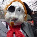 Karneval Maske mit Augenklappe