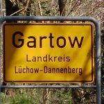 Ortseingangsschild von Gartow