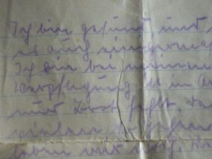 handgeschriebener Brief